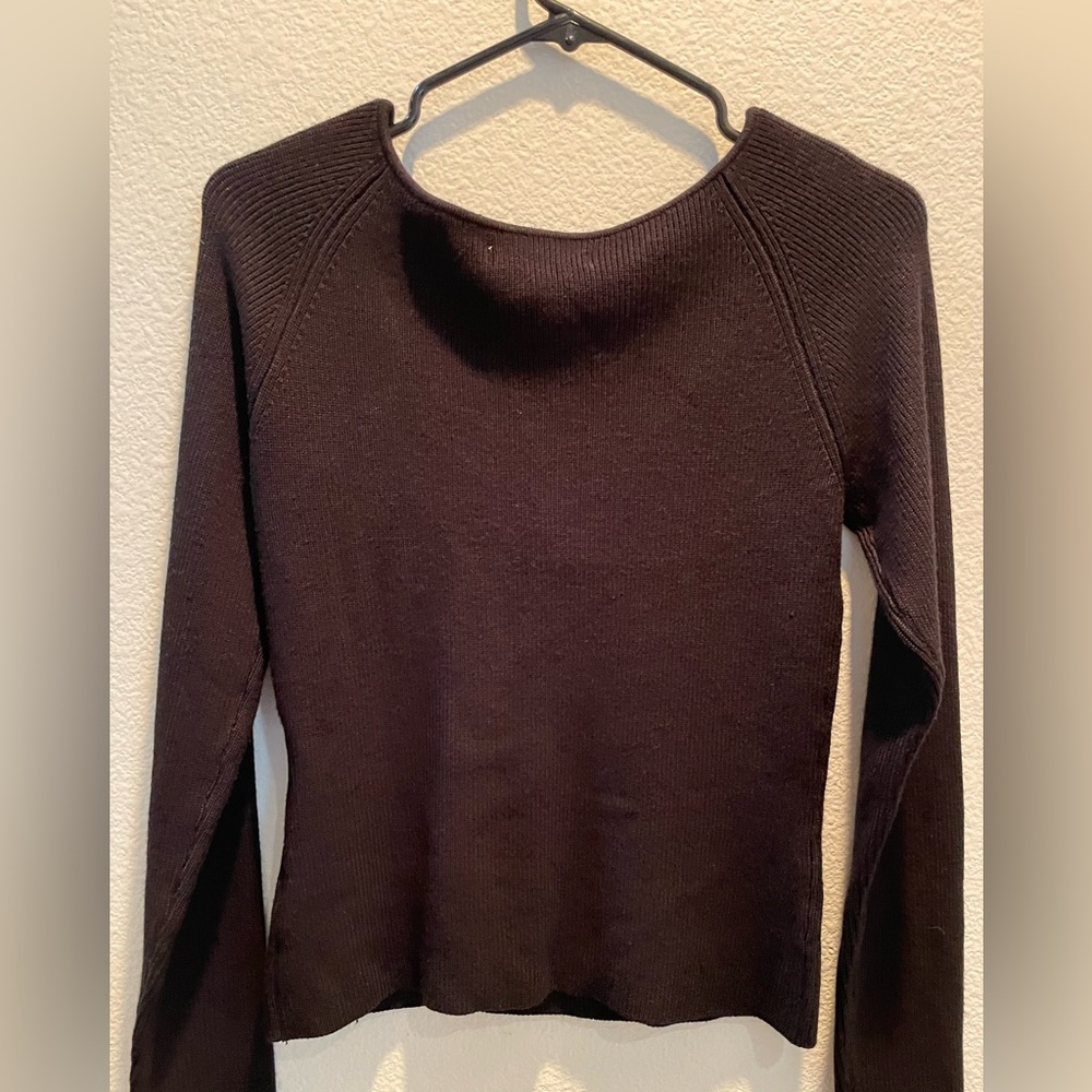 NWT Oak + Fort V-neck Sweater - Picture 5 of 6